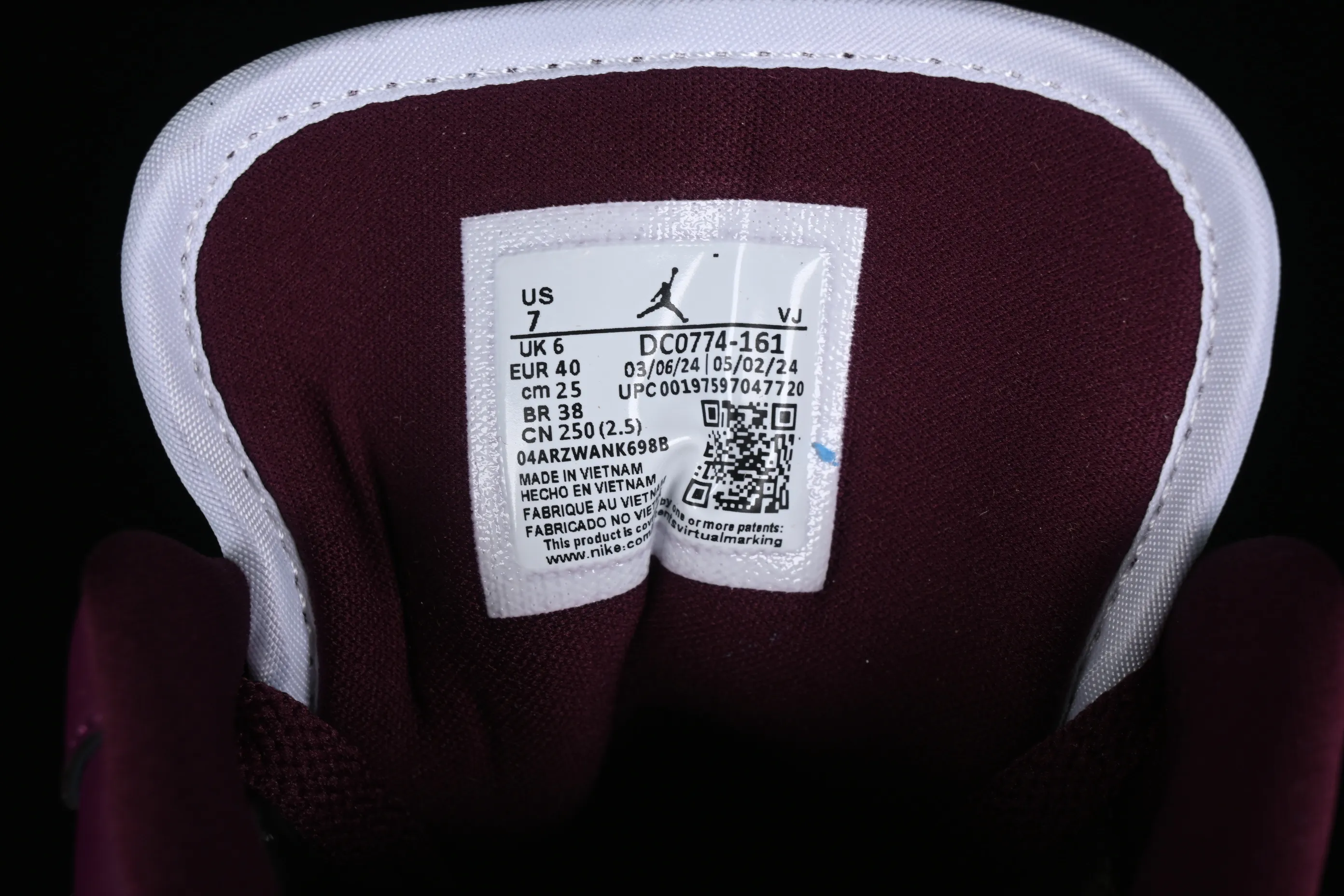 All categories Air Jordan Jordan series basketball shoes Air Jordan 1 Low Air Jordan 1 Low AJ1 Joe 1 white rose red low-top cultural casual sneakers DC0774-161
